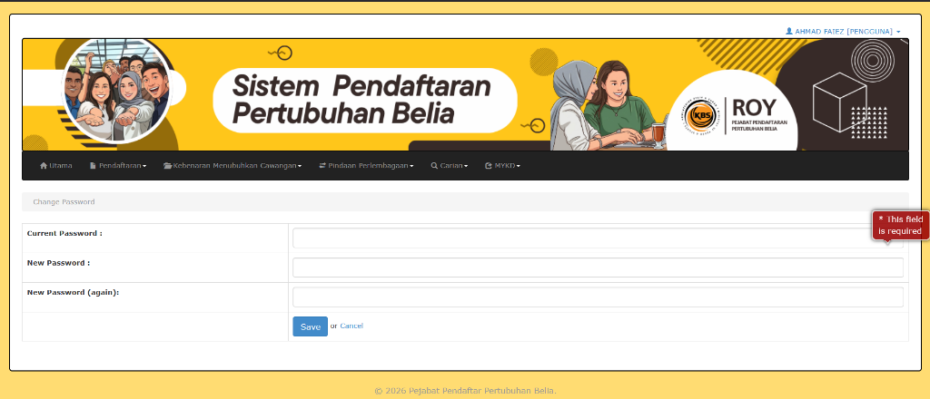Kemaskini Profil